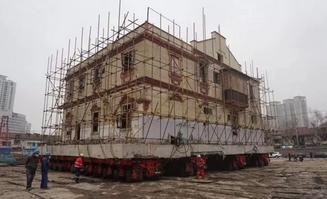 平移動老建筑，傾角傳感器起到關(guān)鍵作用